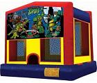 NINJA TURTLES 2 IN 1 BOUNCE HOUSE - basketball hoop included